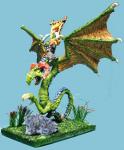 Seigneur orc sur dragon